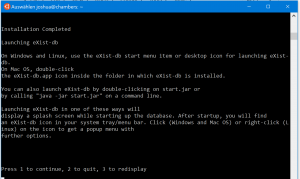 Screenshot of a Successful eXist-db Installation